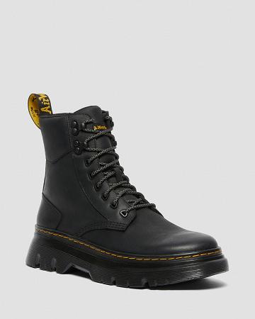 Dr Martens Tarik Wyoming Leren Utility Enkellaars Heren Zwart | NL 350QMA